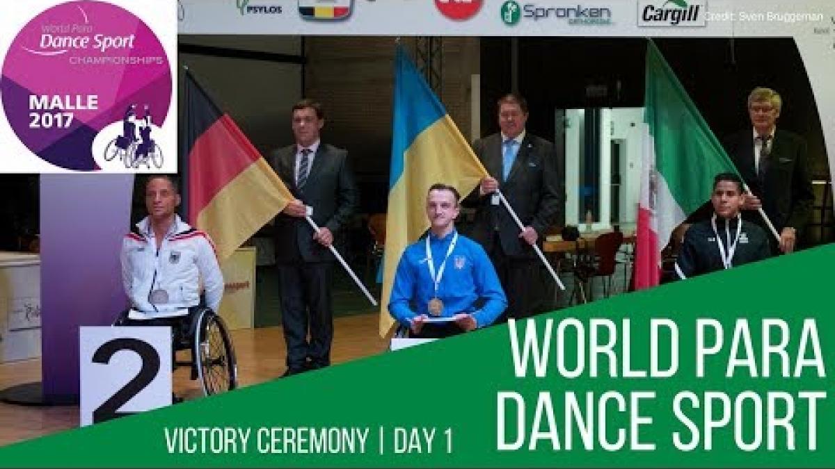 Day 1 Victory Ceremony | Malle 2017 | World Para Dance Sport Championships