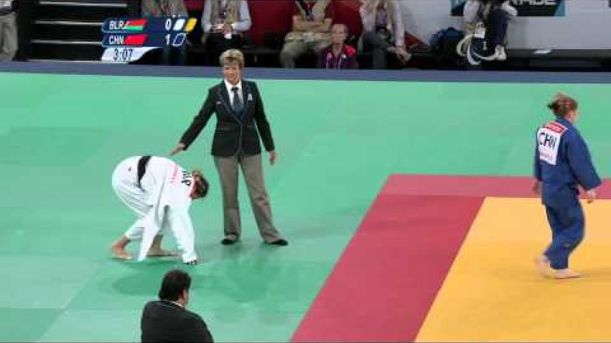 Judo - Women -70 kg Bronze Medal Contest BLR v CHN - 2012 London Paralympic Games