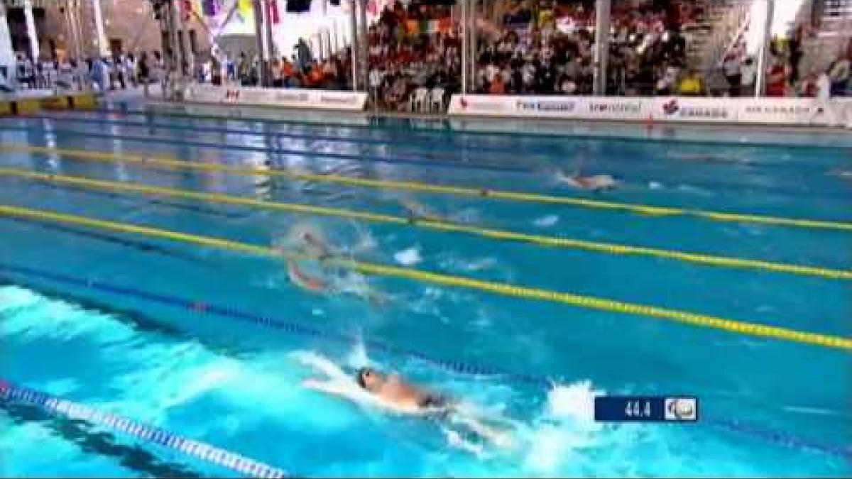 Swimming - men's 100m backstroke S12 - 2013 IPC Swimming World Championships Montreal