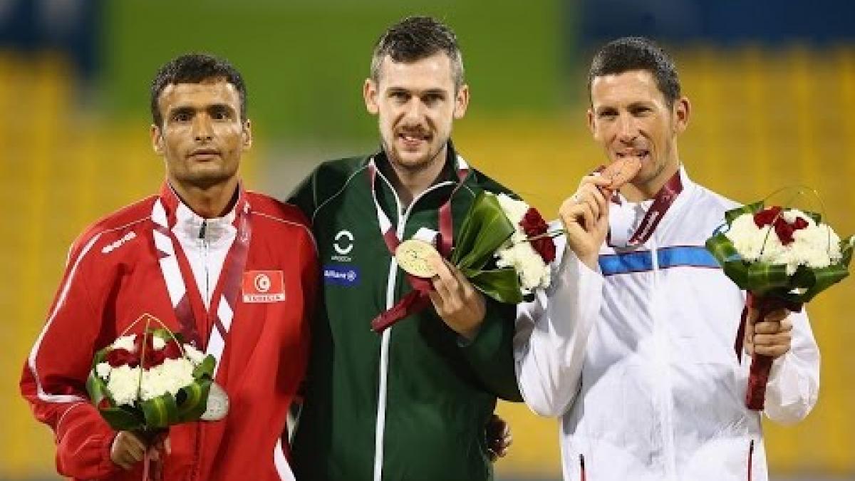 Men's 800m T38 | Victory Ceremony |  2015 IPC Athletics World Championships Doha