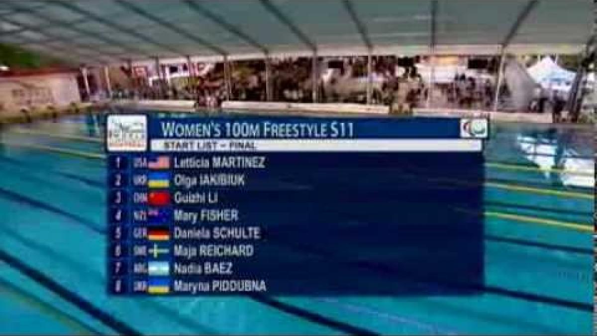 Swimming - women's 100m freestyle S11 - 2013 IPC Swimming World Championships Montreal