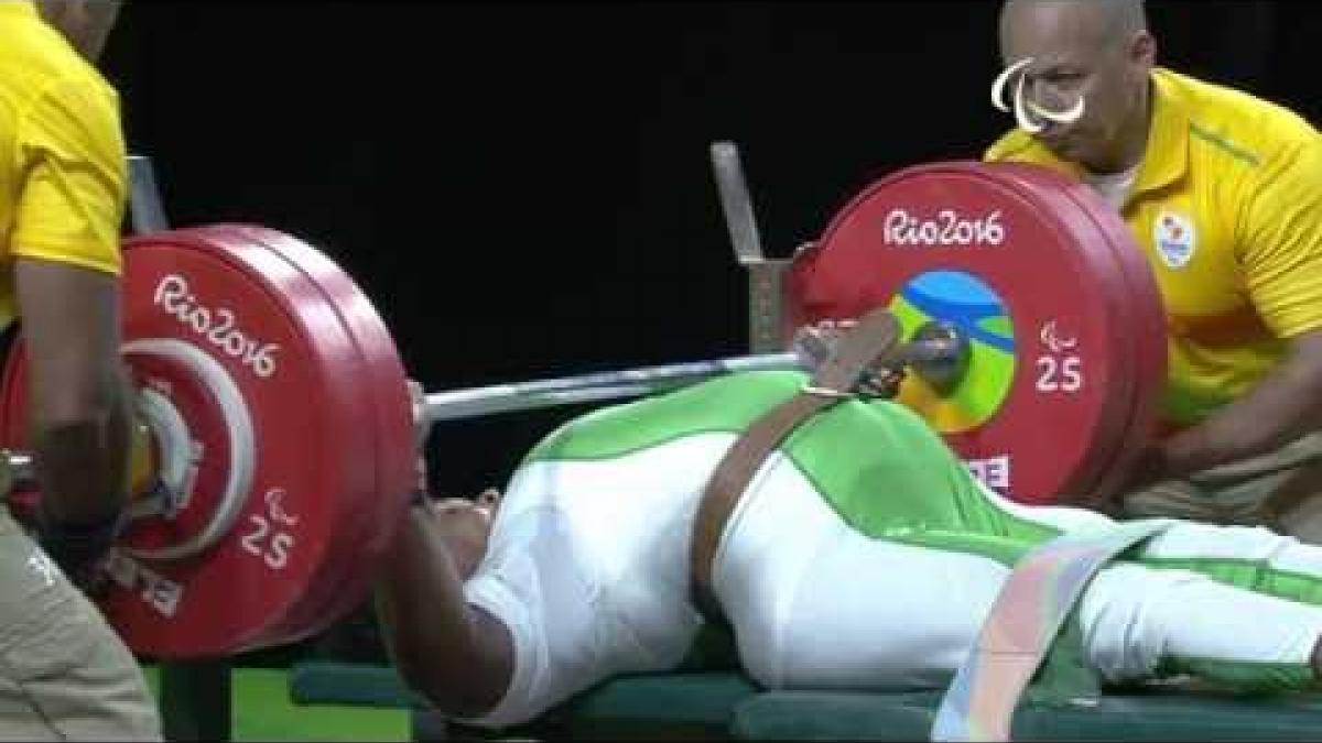 Powerlifting | OMOLAYO Bose wins Gold | Women’s -79kg | Rio 2016 Paralympic Games