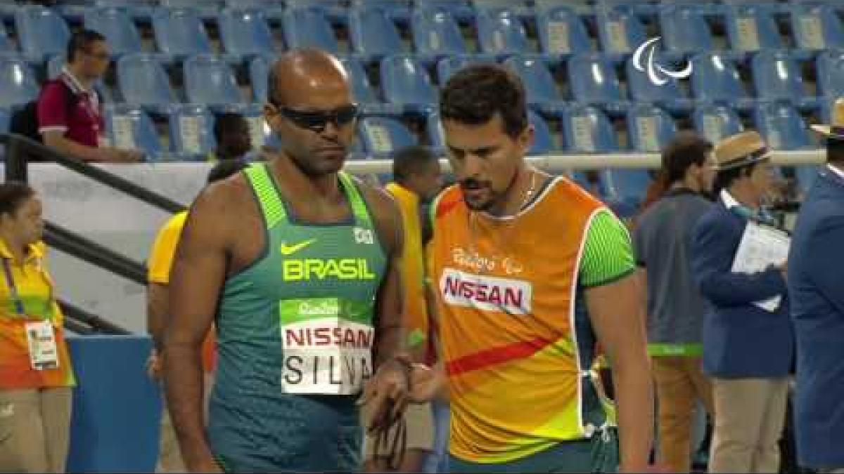 Athletics | Men's 400m - T11 Round 1 Heat 1 | Rio 2016 Paralympic Games