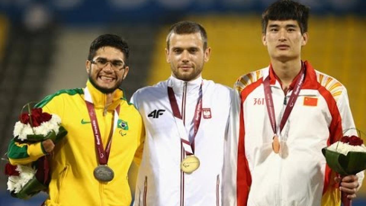 Men's 100m T47 | Victory Ceremony |  2015 IPC Athletics World Championships Doha