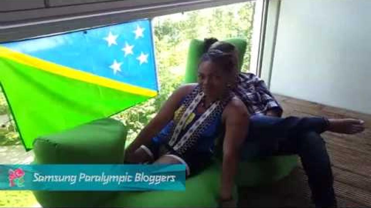 Samsung Blogger - Solomon Islands Helen Glenda Tasounga, Paralympics 2012