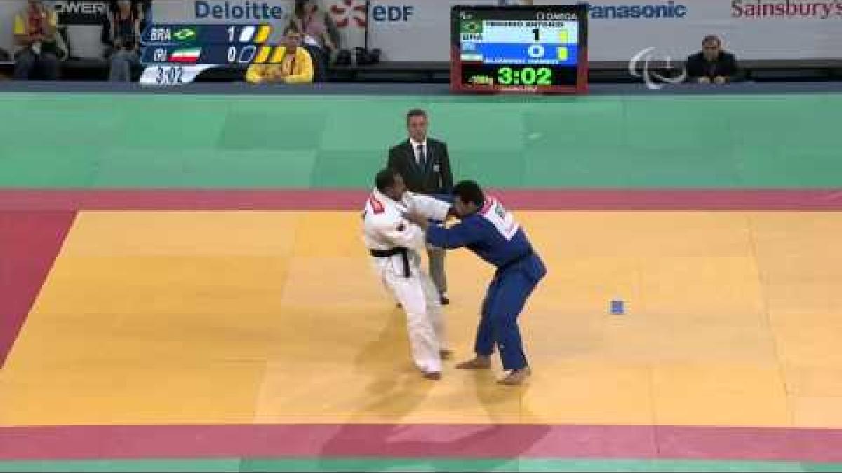 Judo - Men -100 kg Bronze Medal Contest BRA v IRI - 2012 London Paralympic Games
