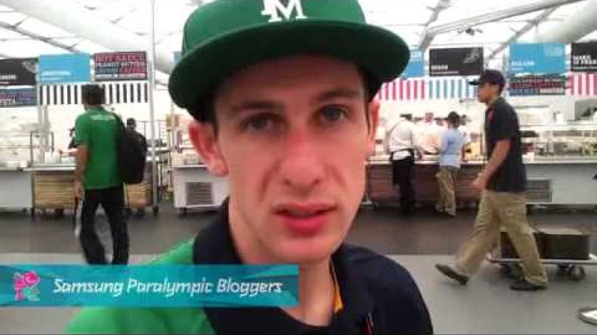 Samsung Blogger - Michael McKillop does the robot, Paralympics 2012