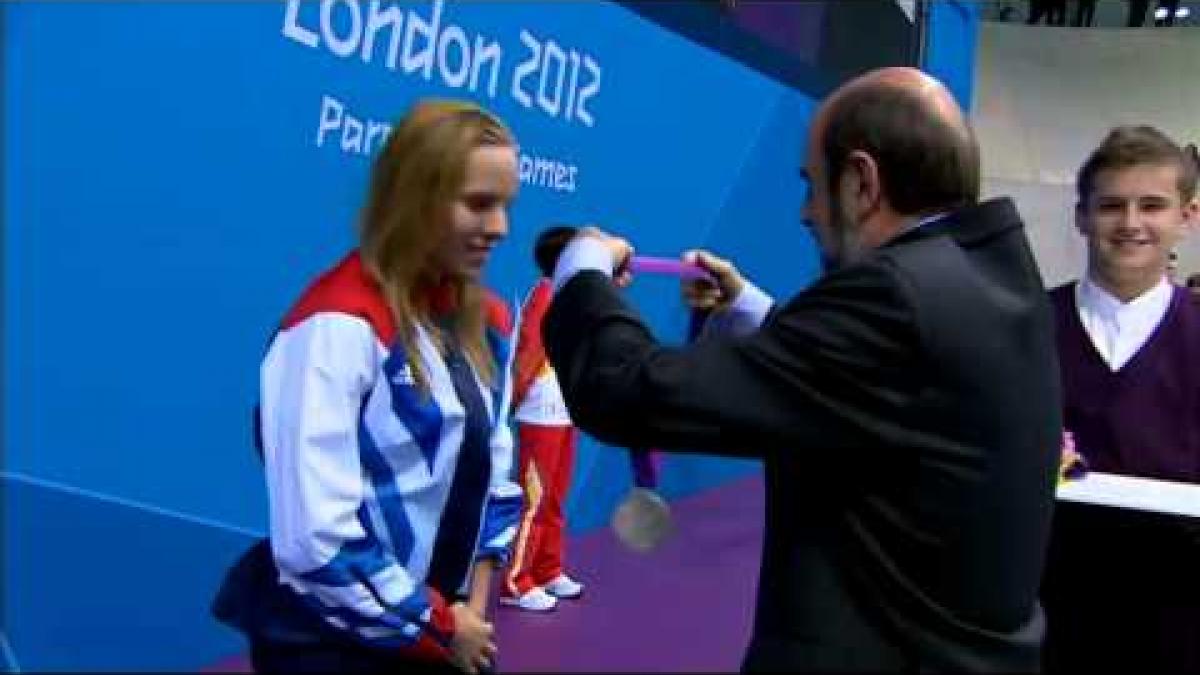 Swimming - Women's 50m Freestyle - S9 Victory Ceremony - London 2012 Paralympic Games