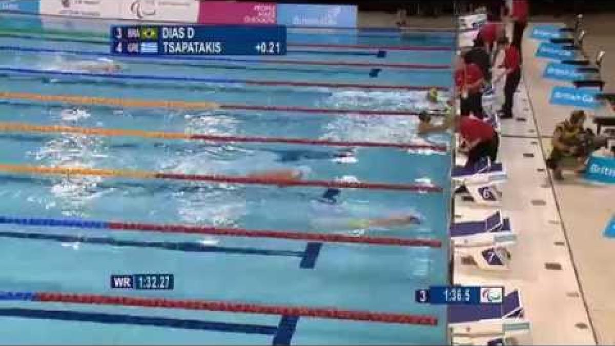 Men's 100m Breaststroke SB4 | Final | 2015 IPC Swimming World Championships Glasgow