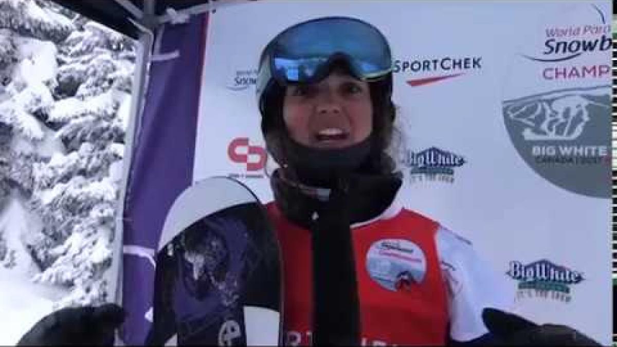 Finals Brenna Huckaby v Cecile Hernandez-Cervellon | 2017 World Para Snowboard Championships