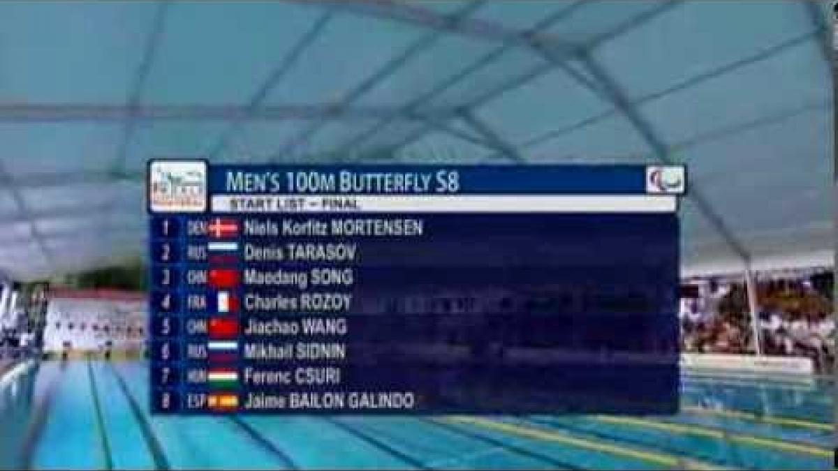Swimming - men's 100m butterfly S8  - 2013 IPC Swimming World Championships Montreal