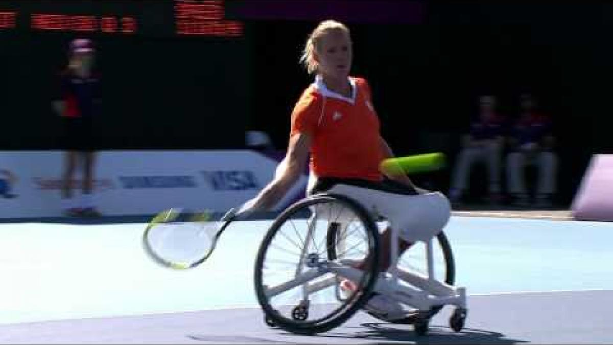 No. 8 Moment of Year: Netherlands' Esther Vergeer wins fourth gold
