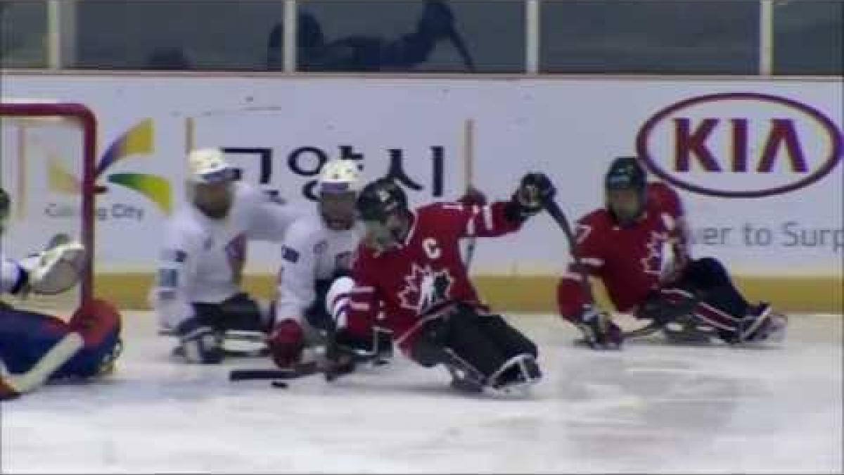 Highlights - Semi-finals Canada v Czech - 2013 IPC Ice Sledge Hockey World Championships A-Pool.