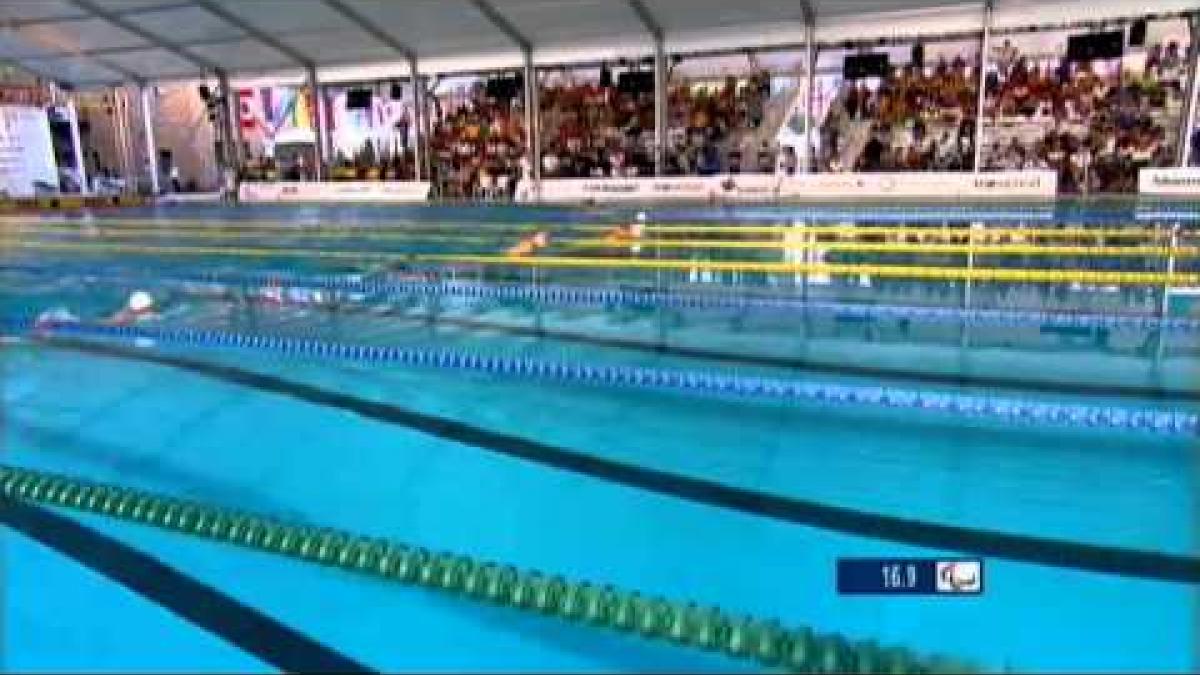 Swimming - men's 100m breaststroke SB11 - 2013 IPC Swimming World Championships Montreal