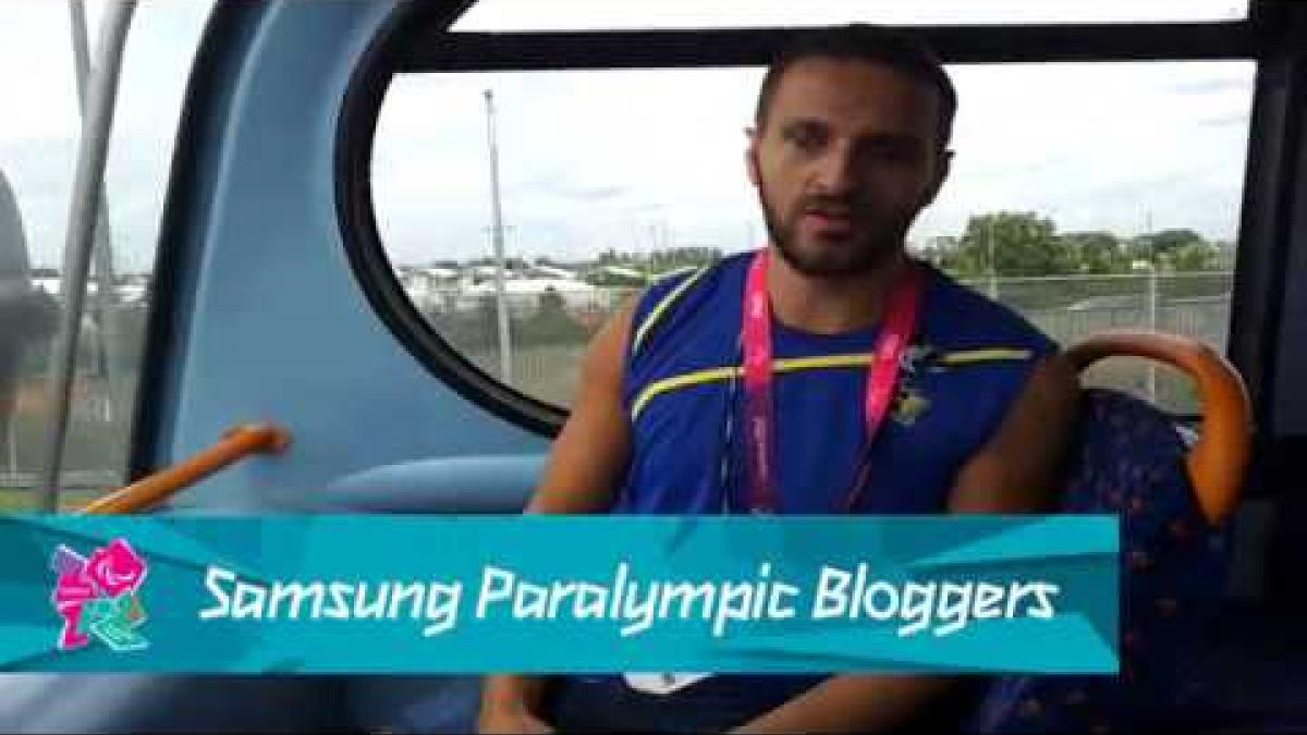 Fatimir Seremeti - Dubbeldecker to practice, Paralympics 2012