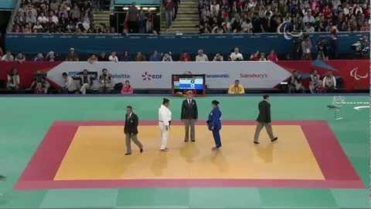 Judo - Women +70 kg Semi Final CHN v BRA - 2012 London Paralympic Games