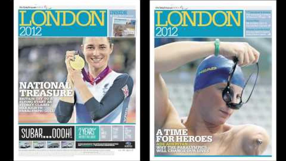 The Daily Telegraph win Best written - 2013 Paralympic Media Awards